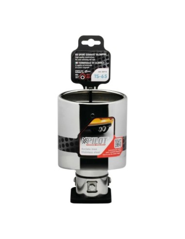 |AutoNeo.roOrnament toba esapament TS-65 din otel inoxidabil lustruit sunet sport racordare Ø37-42mm