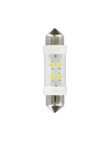 |AutoNeo.roBec tip LED 24V sofit cu 4 leduri 11x38mm SV85-8 2buc - Alb