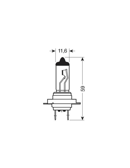 |AutoNeo.roBec halogen 24V - H7 - 70W - PX26d 1buc Lampa - Cutie