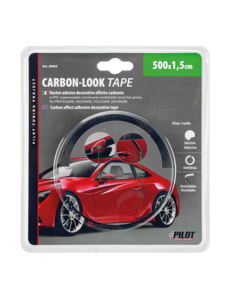 |AutoNeo.roBanda ornament carbon adeziva Carbon-Look - 500 x 15cm