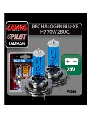 |AutoNeo.roBec halogen Blu-Xe  H7 70W PX26d 24V 2buc