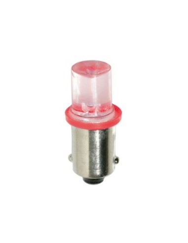 |AutoNeo.roBec tip LED 24V poz semn bord soclu metal T4W BA9s 2buc - Rosu