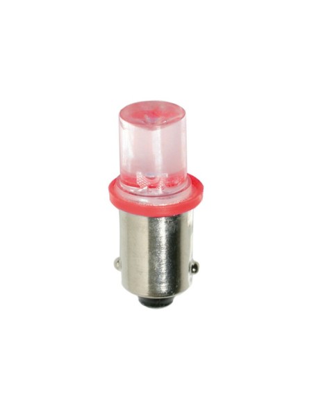 |AutoNeo.roBec tip LED 24V poz semn bord soclu metal T4W BA9s 2buc - Rosu