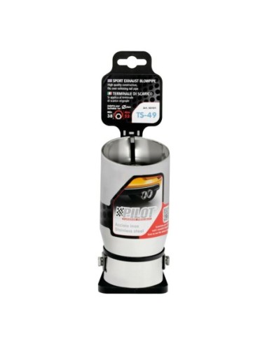 |AutoNeo.roOrnament toba esapament TS-49 din otel inoxidabil lustruit sunet sport racordare Ø38-52mm