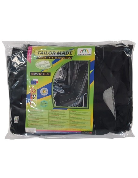 |AutoNeo.roHuse scaun camion dedicate DAF LF set 1+1 locuri - Negru/Gri