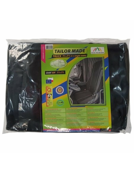 |AutoNeo.roHuse scaun camion dedicate DAF XF set 1+1 locuri - Negru/Gri