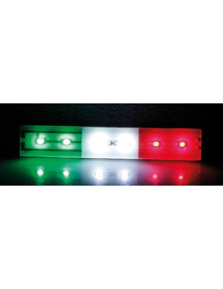 |AutoNeo.roBanda 6LED 12cm 24V steag - Italia