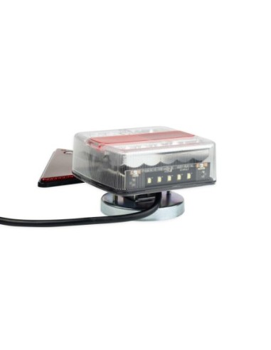 |AutoNeo.roSet lampi stop LED cu magnet si cablu 75m 12V cu catadioptri triunghiulari 2buc Amio