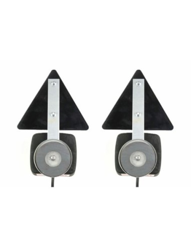 |AutoNeo.roSet lampi stop cu magnet si cablu 75m 12V cu catadioptri triunghiulari 2buc Amio