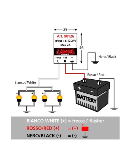 |AutoNeo.roReleu electronic pentru semnalizatoare LED 6/12/24V