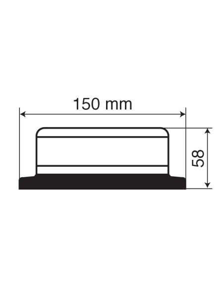 |AutoNeo.roGirofar stroboscopic galben LED 12/24V RL-6