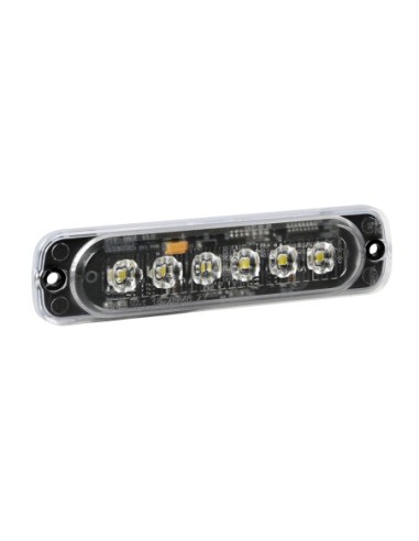 |AutoNeo.roStroboscop multifunctional 6LED 12/24V - Portocaliu