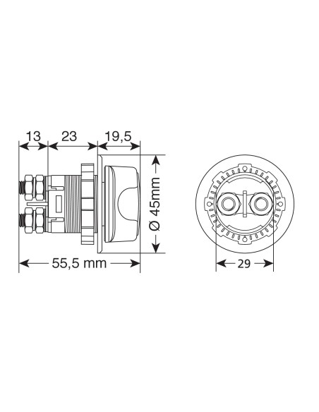 |AutoNeo.roContact general cu 3 functii 100A - 12/32V