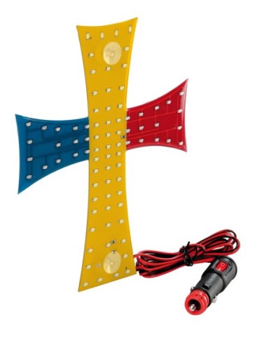 |AutoNeo.roOrnament interior cu LED-uri New Series 24V - Cruce - Romania