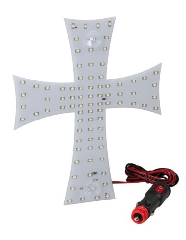 |AutoNeo.roOrnament interior cu LED-uri New Series 24V - Cruce - Alb