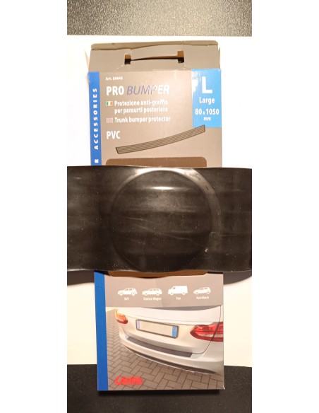 |AutoNeo.roOrnament protectie portbagaj Pro Bumper universal negru 80x1050 mm