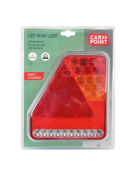 |AutoNeo.roLampa stop spate LED 6functii 185x210mm Carpoint - Dreapta