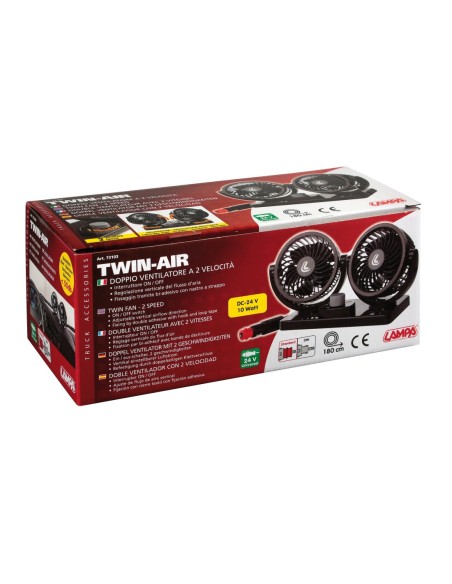 |AutoNeo.roVentilator dublu cu 2 viteze Ø4'' Twin-Air 24V