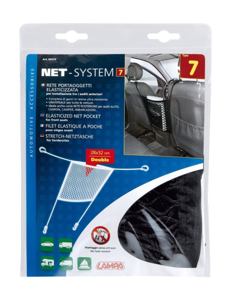 |AutoNeo.roBuzunar depozitare intre scaunele fata Net-System-7 - 28x32cm