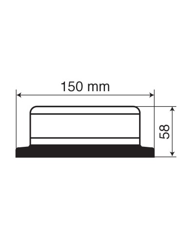 |AutoNeo.roGirofar stroboscopic galben LED 12/24V RL-6
