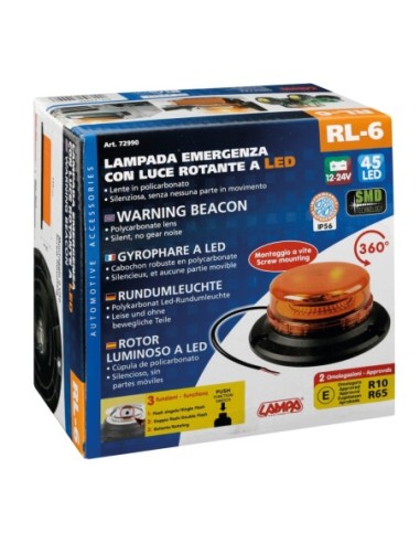 |AutoNeo.roGirofar stroboscopic galben LED 12/24V RL-6