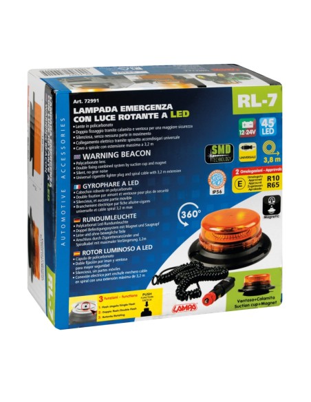 |AutoNeo.roGirofar stroboscopic galben LED 12/24V RL-7