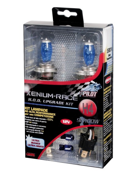 |AutoNeo.roBec halogen 12V - H4 - 90/100W Xenium Race P43t 2buc + Pachet bonus
