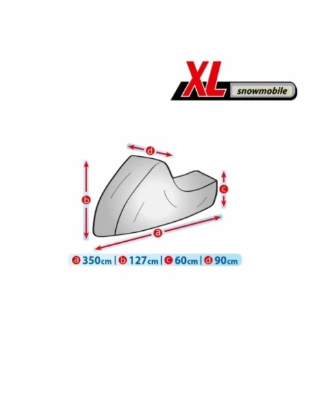 |AutoNeo.roPrelata snowmobil Mobile Garage - XL - 350x90x127cm