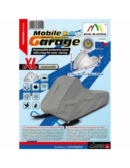 |AutoNeo.roPrelata snowmobil Mobile Garage - XL - 350x90x127cm