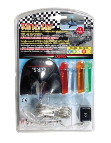 |AutoNeo.roImitatie antena Satel - Led 12V 5 culori