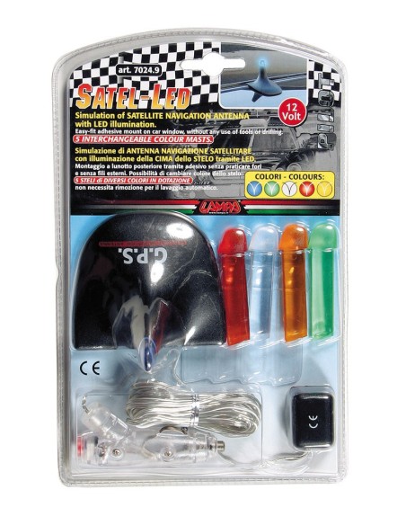 |AutoNeo.roImitatie antena Satel - Led 12V 5 culori