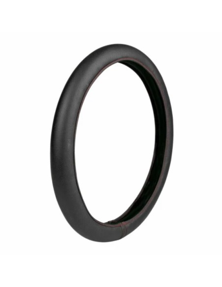 |AutoNeo.roHusa volan camion elasticizata Skin-Cover din Skeentex Negru/Rosu - M - O 44/46cm