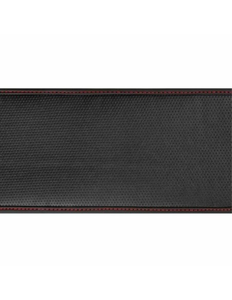 |AutoNeo.roHusa volan camion elasticizata Skin-Cover din Skeentex Negru/Rosu - M - O 44/46cm