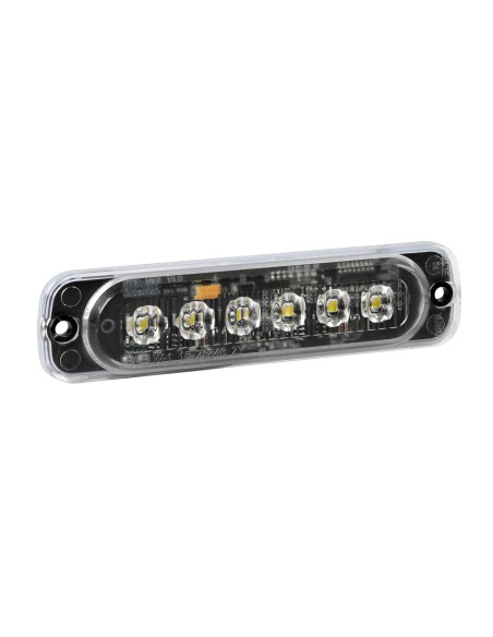 |AutoNeo.roStroboscop multifunctional 6LED 12/24V - Portocaliu