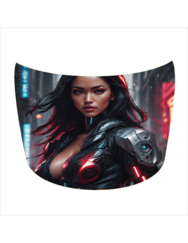 |AutoNeo.roFolie Capota Auto "Hood Art" rezistenta la exterior, marime M (165 x 120cm)