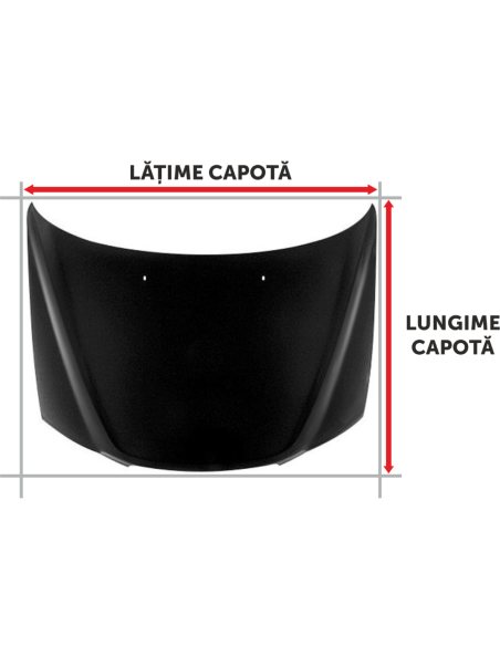 |AutoNeo.roFolie Capota Auto "Hood Art" rezistenta la exterior, marime L (180 x 130cm)