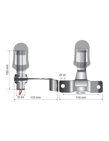 |AutoNeo.roSuport pentru girofar cu priza DIN 12/24V - Fix-5
