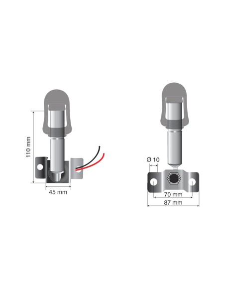 |AutoNeo.roSuport pentru girofar cu priza DIN 12/24V - Fix-8