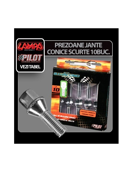 |AutoNeo.roPrezoane jante conice scurte 10buc - CC0