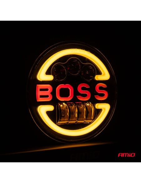 |AutoNeo.roLampa Suplimentara LED pentru Vehicule Off-Road, ATV, SSV, cu inscriptie "BOSS"