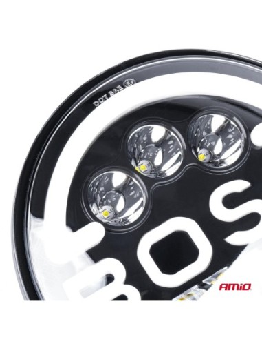 |AutoNeo.roLampa Suplimentara LED pentru Vehicule Off-Road, ATV, SSV, cu inscriptie "BOSS"