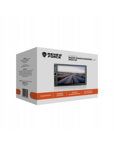 |AutoNeo.roPlayer Video Auto, dimensiune 2DIN, TouchScreen de 7 inch, 4 x 50W, model WDS-30 cu Bluetooth, Handsfree