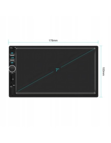 |AutoNeo.roPlayer Video Auto, dimensiune 2DIN, TouchScreen de 7 inch, 4 x 50W, model WDS-30 cu Bluetooth, Handsfree