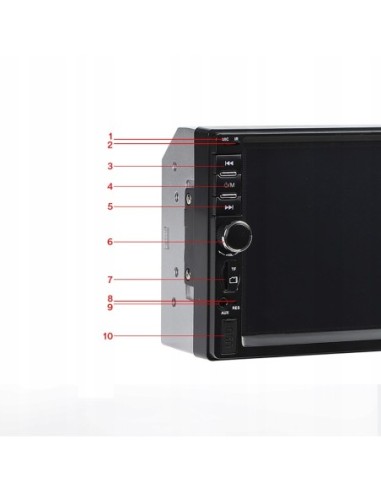 |AutoNeo.roPlayer Video Auto, dimensiune 2DIN, TouchScreen de 7 inch, 4 x 50W, model WDS-30 cu Bluetooth, Handsfree
