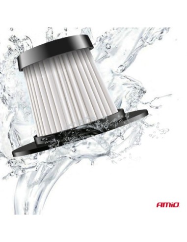 |AutoNeo.roAspirator Auto PREMIUM, fara sac, cu filtru HEPA, alimentare 12V, putere 60W, vacuum 5kPa