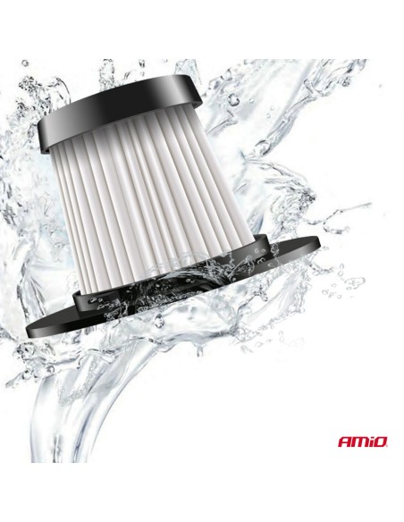 |AutoNeo.roAspirator Auto PREMIUM, fara sac, cu filtru HEPA, alimentare 12V, putere 60W, vacuum 5kPa