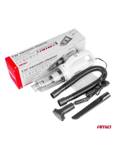 |AutoNeo.roAspirator Auto PREMIUM, fara sac, cu filtru HEPA, alimentare 12V, putere 60W, vacuum 5kPa