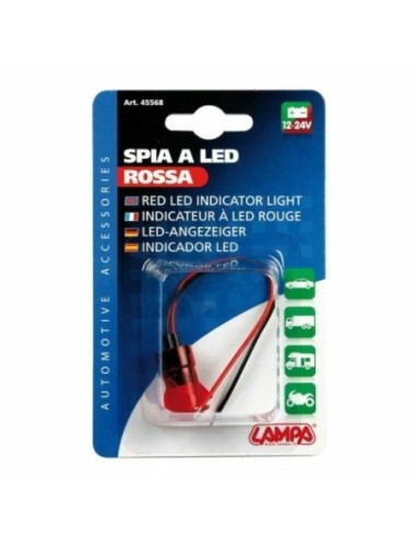 |AutoNeo.roIndicator luminos LED 12/24V - 20A - Rosu