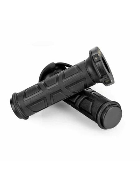 |AutoNeo.roManere ghidon motocicleta incalzite 2buc 12V (numai cauciuc fara inlocuirea acceleratiei) Stanga 22mm Dreapta 25mm