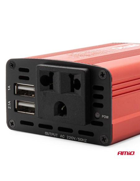 |AutoNeo.roConvertor de tensiune 12V - 230V, 150W/300W, 2 x USB 5V